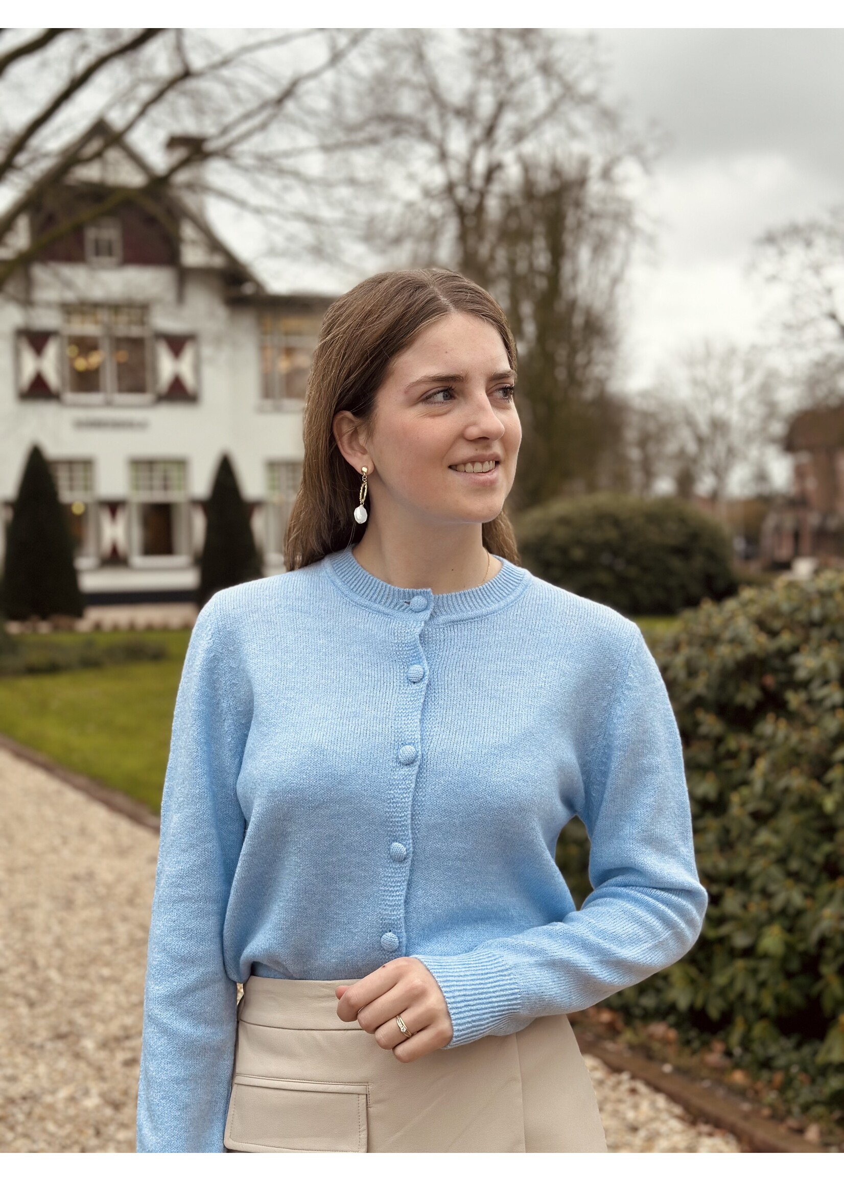 Elvira Elvira Marieke cardigan light blue