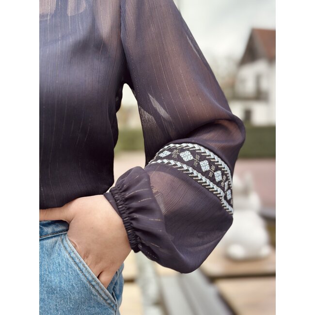 Elvira Elvira blouse Giorgia blue