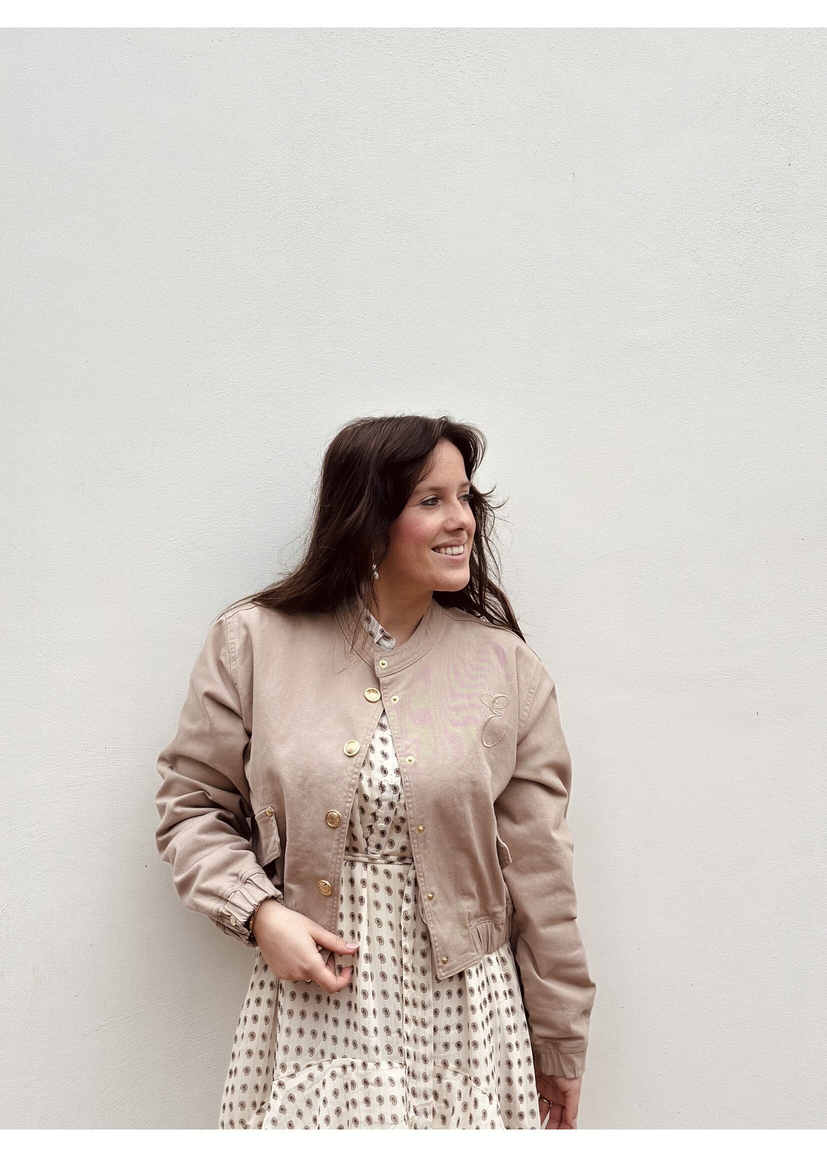 Elvira Elvira Jenny bomber jacket beige