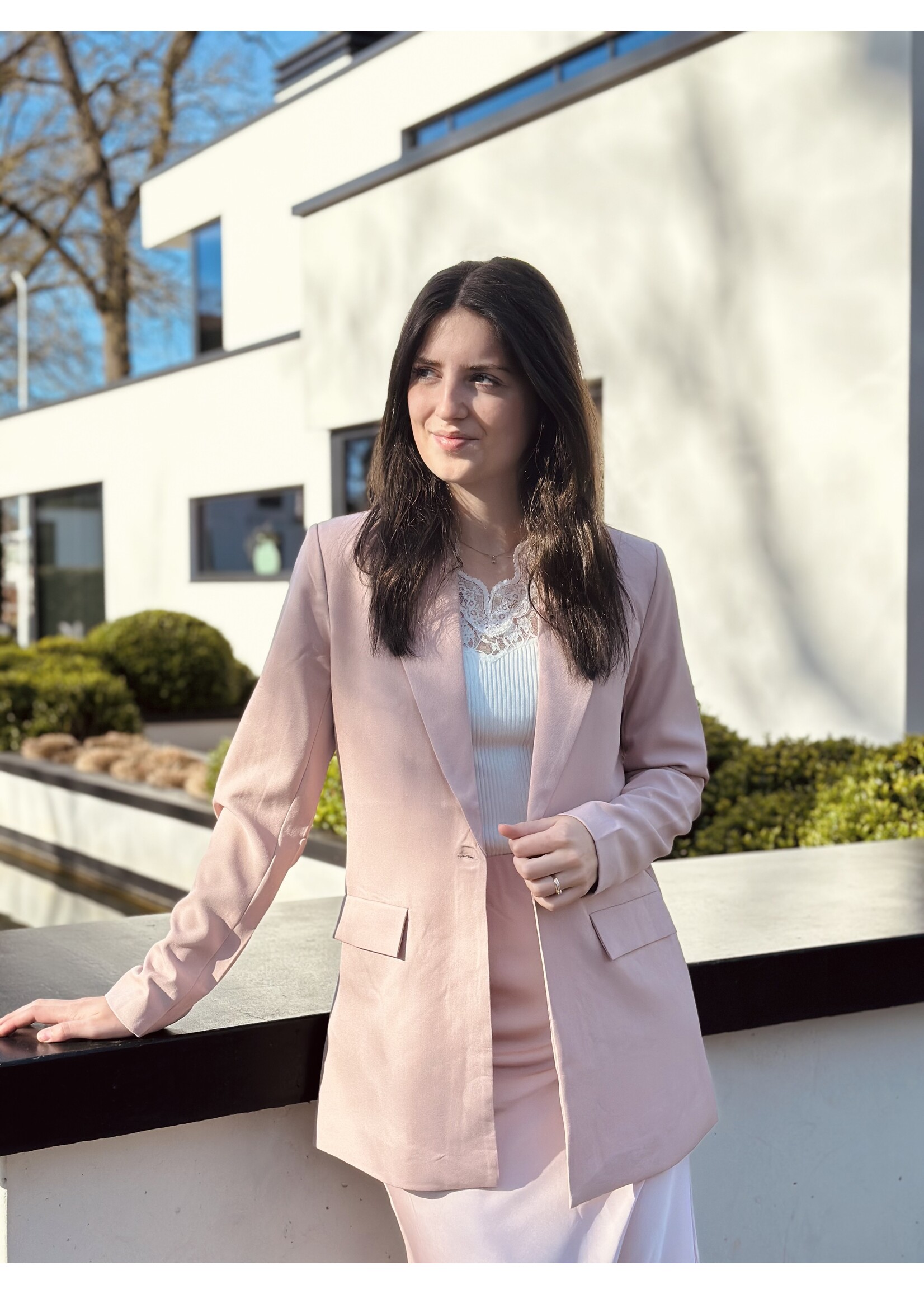 Sisters Point Sisters Point Miriam blazer light pink