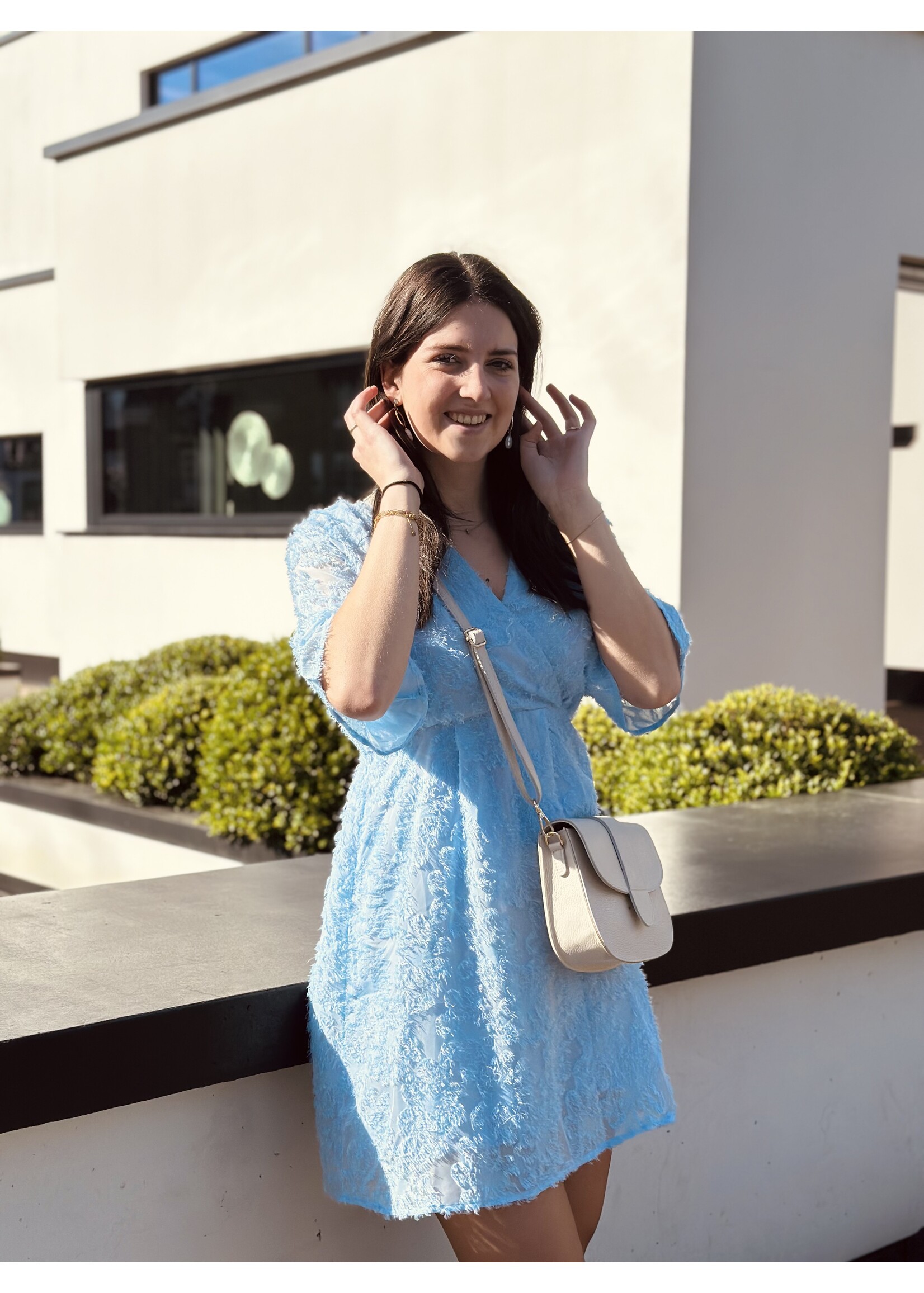 Merella dress light blue