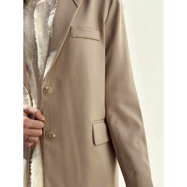 Jayne blazer taupe