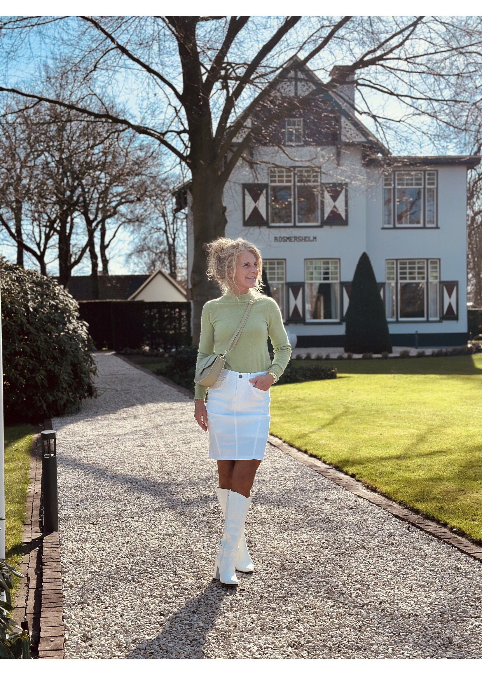 Ze-Ze Ze-Ze Lara skirt white