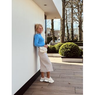Ze-Ze Ze-Ze Amber long skirt beige