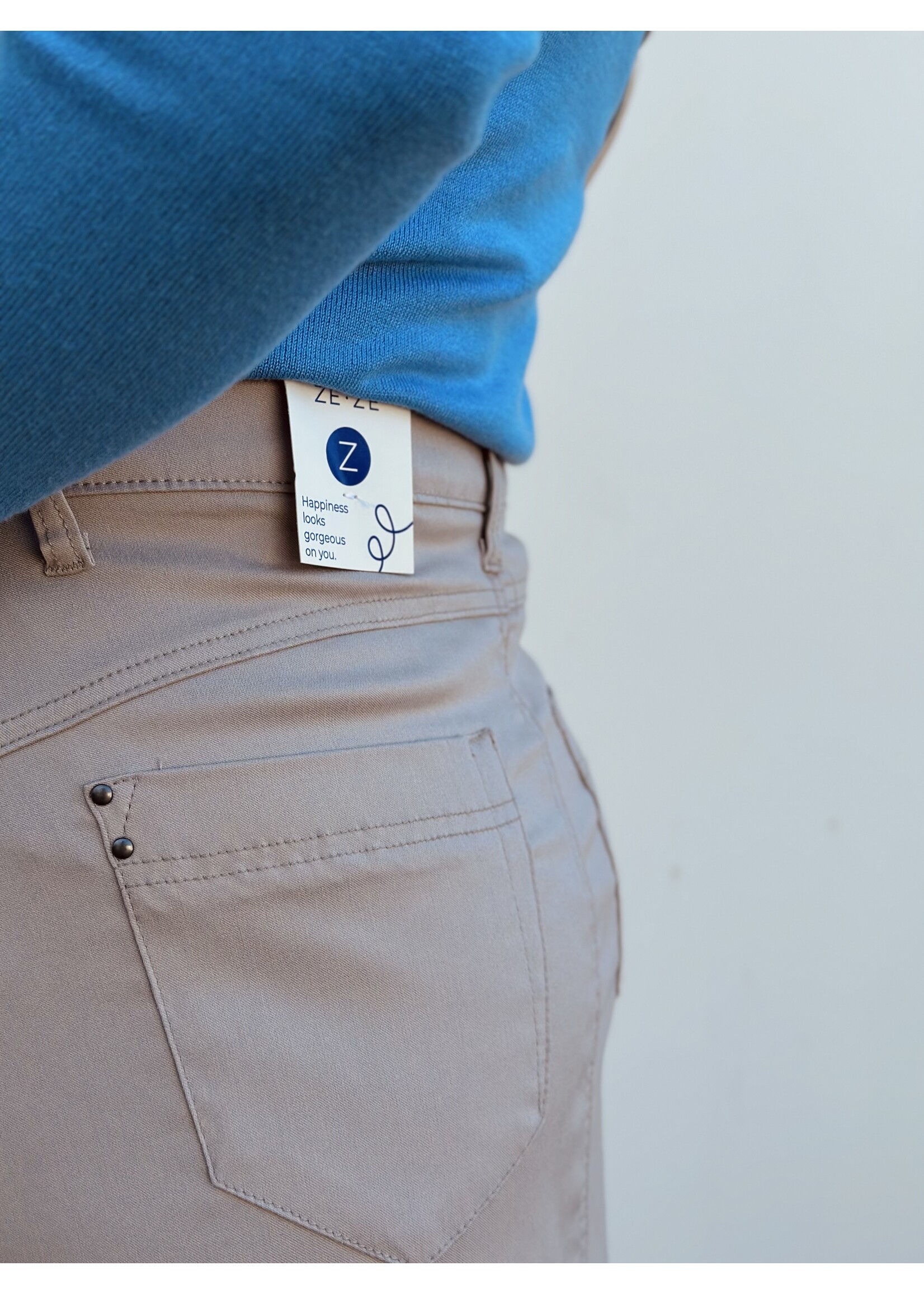 Ze-Ze Ze-Ze Amber long skirt beige