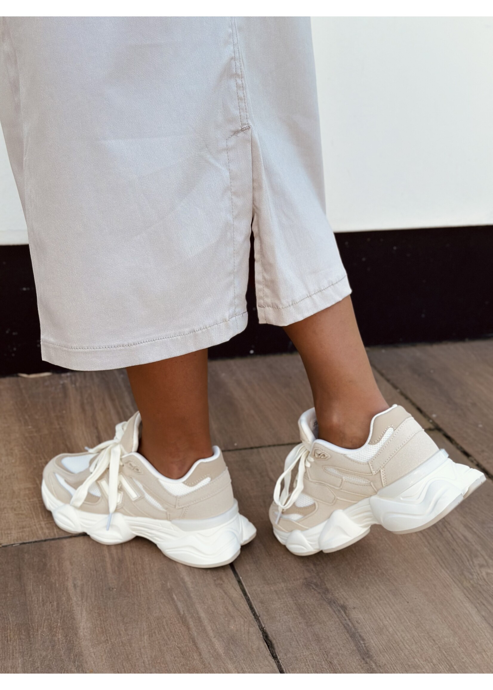 Ze-Ze Ze-Ze Amber long skirt beige