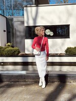 Ze-Ze Ze-Ze Amber long skirt white