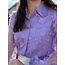 Evina blouse purple flower print