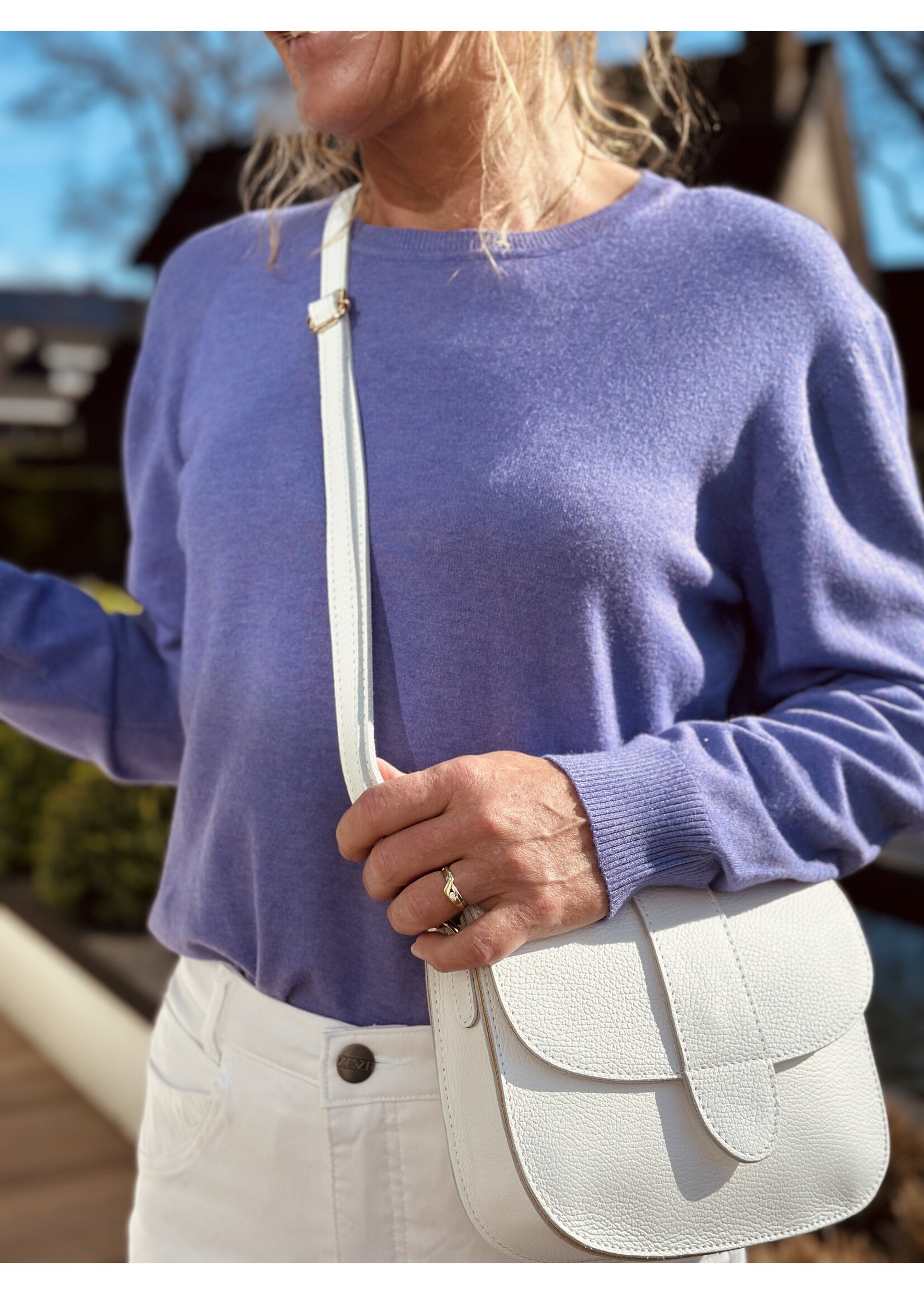 Hiske sweater purple