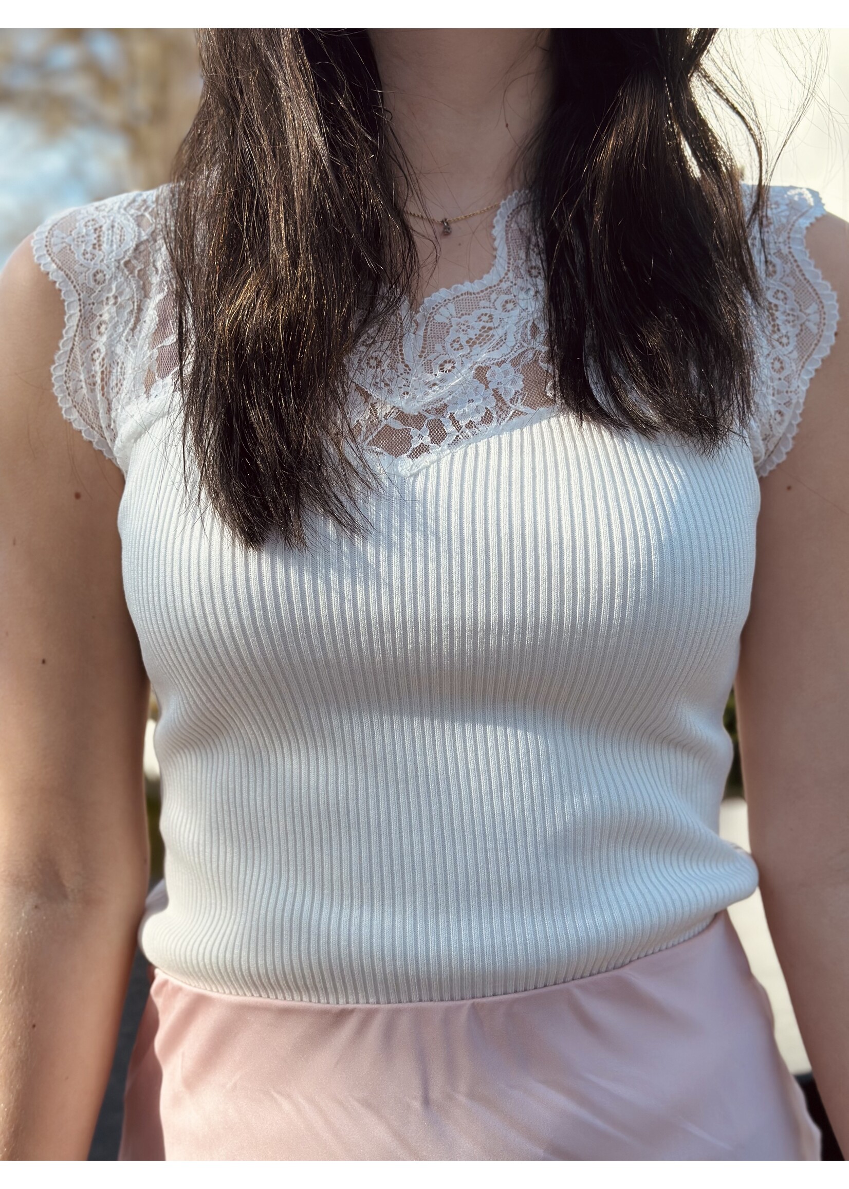 Frederieke top offwhite