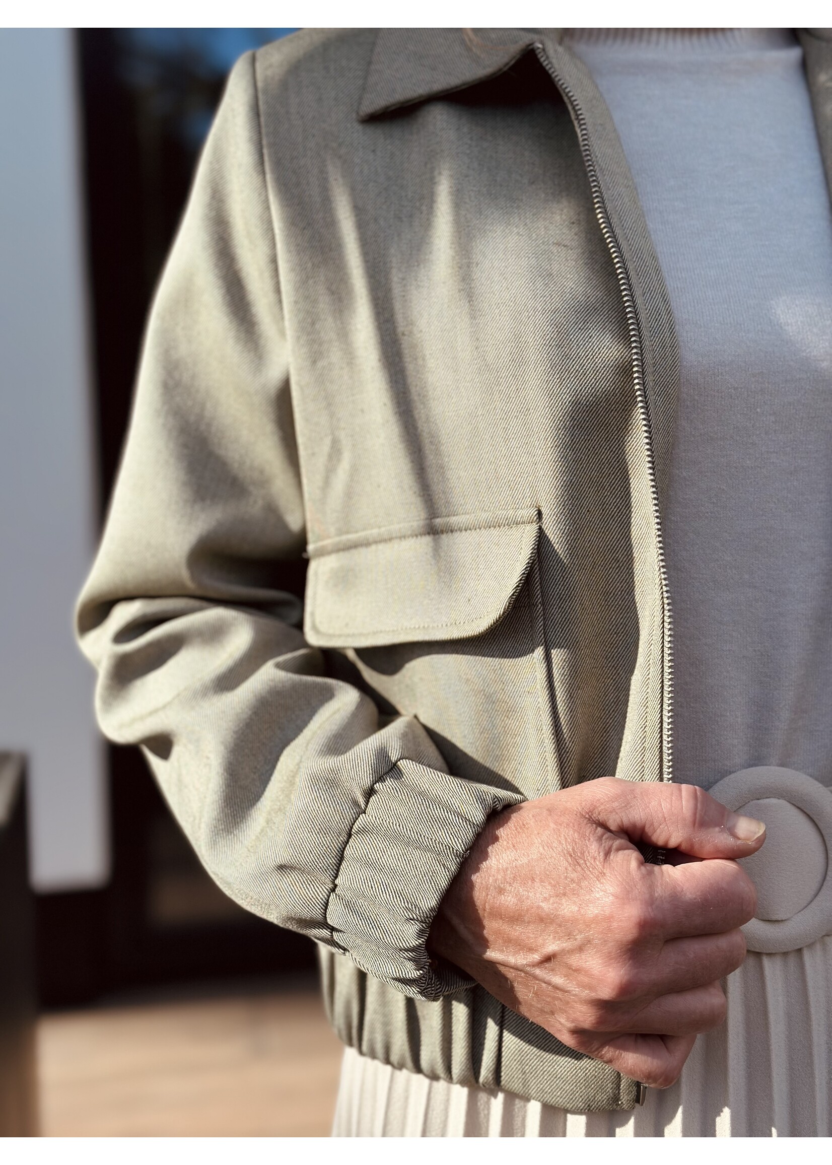 Elvira Elvira Zenzi bomber jacket khaki