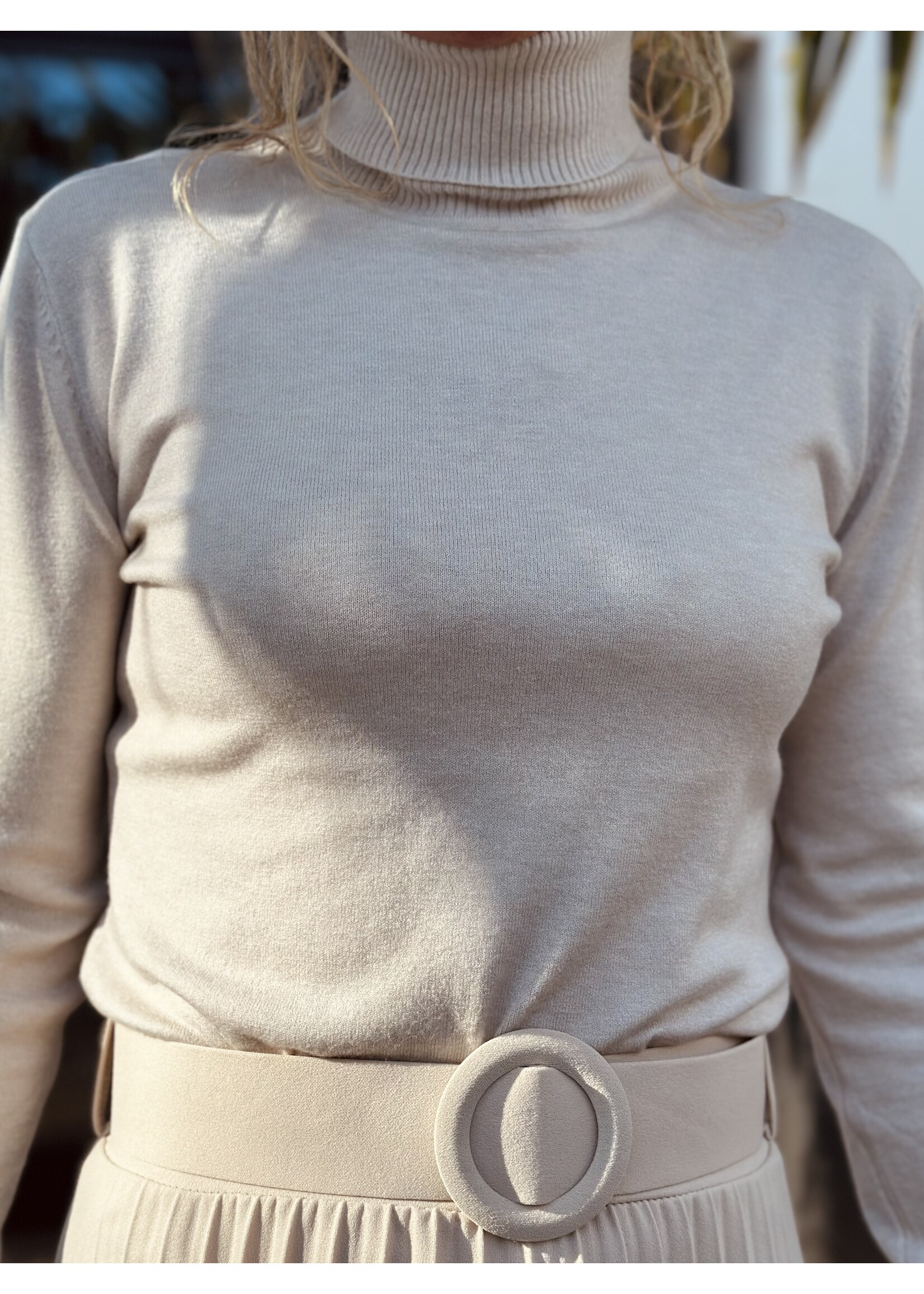 Roanne turtleneck beige