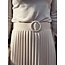 Gerlin long plissé skirt beige One Size