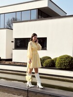 Smashed Lemon Smashed Lemon Jenna dress light yellow