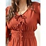 Smashed Lemon Smashed Lemon Claire long dress brique