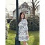 Smashed Lemon Smashed Lemon Hetty dress offwhite/blue print