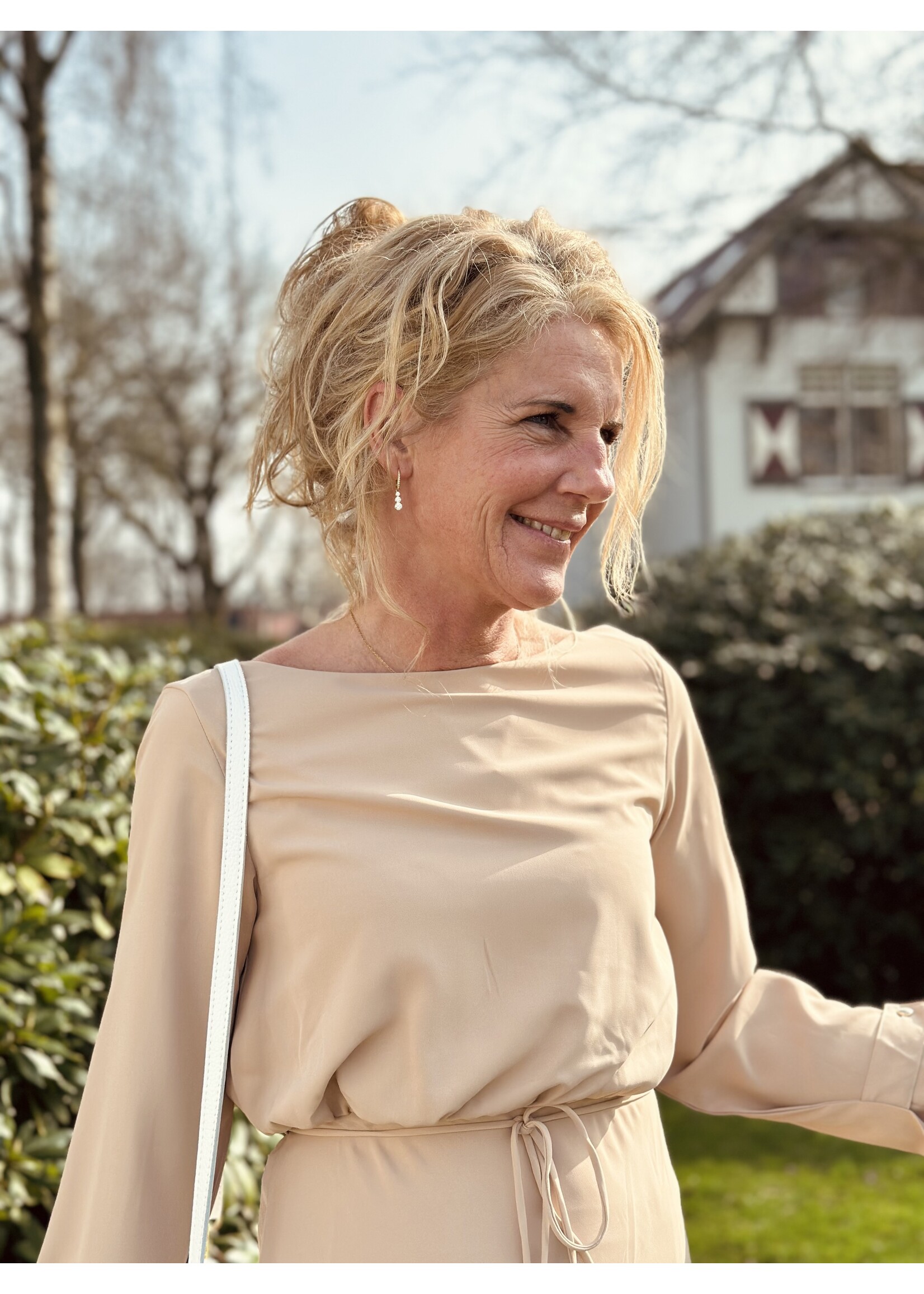 Loesanne long dress camel