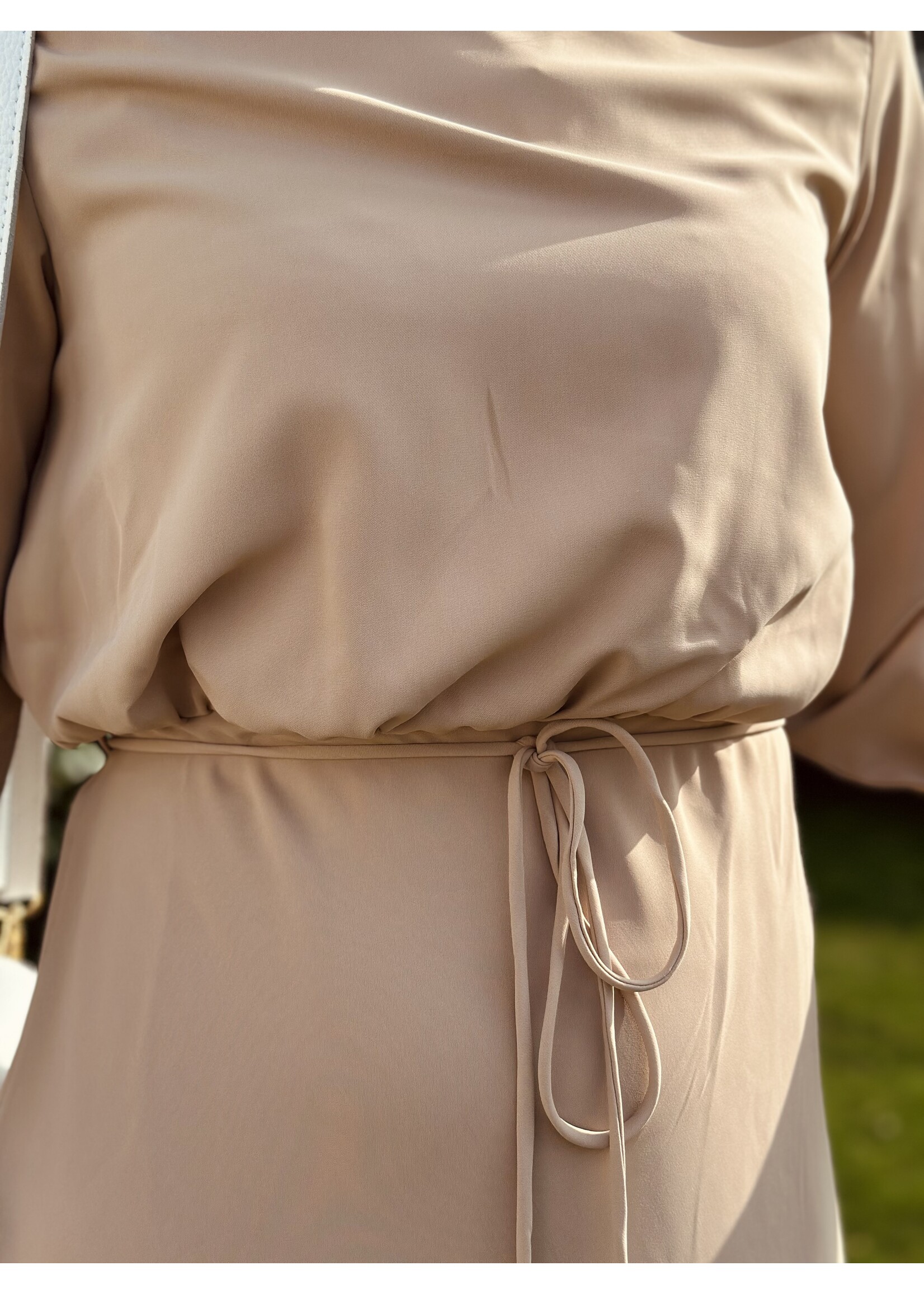 Loesanne long dress camel