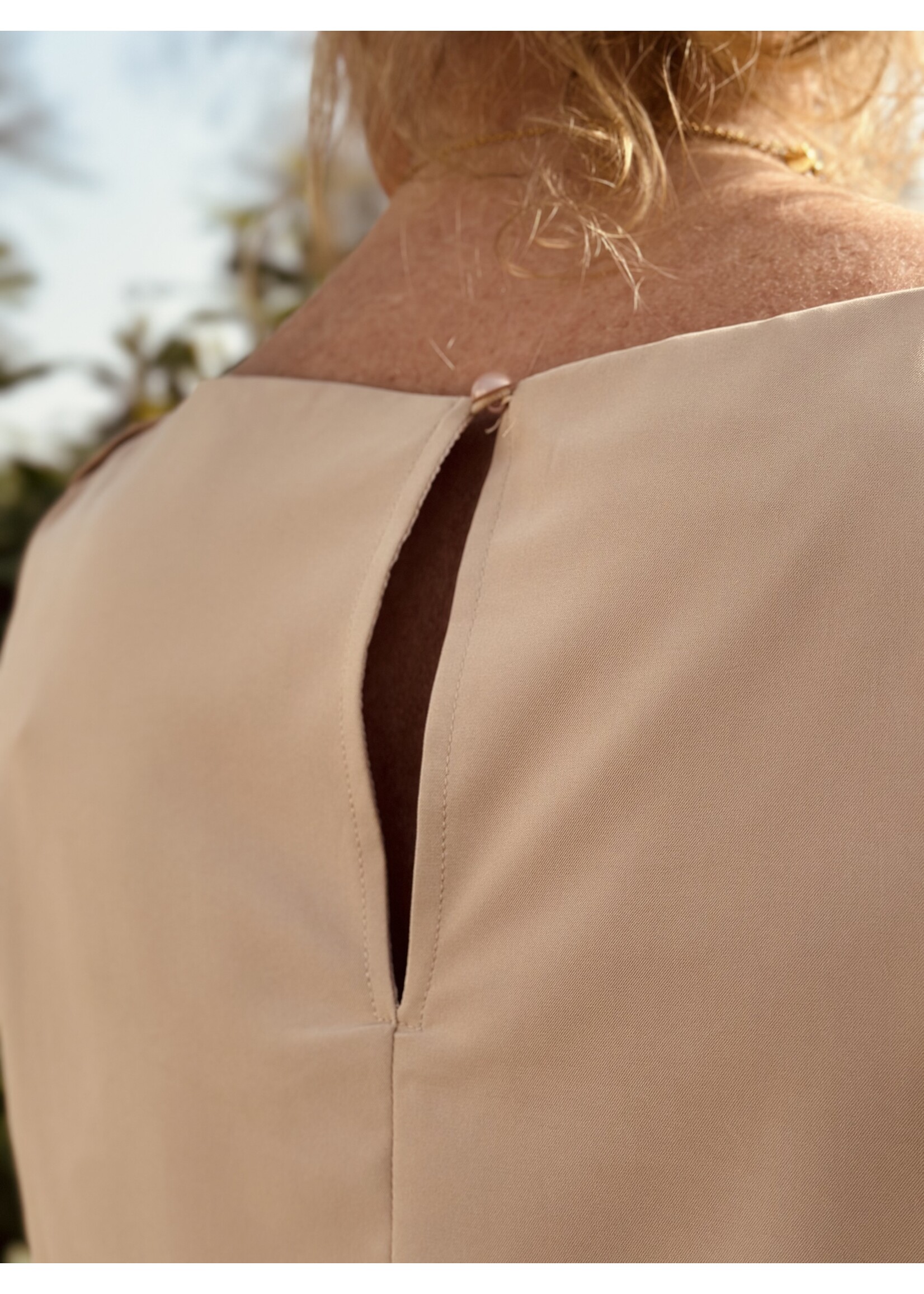 Loesanne long dress camel