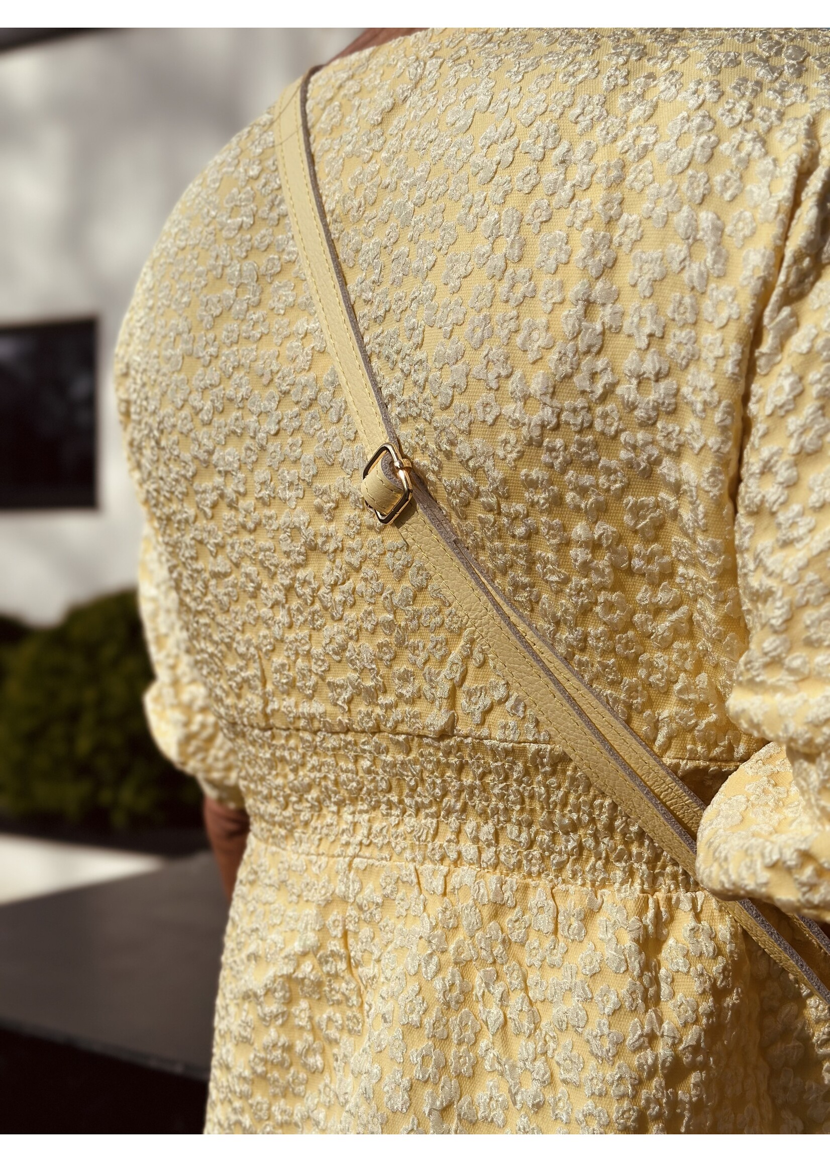 Isalinn dress flower print yellow