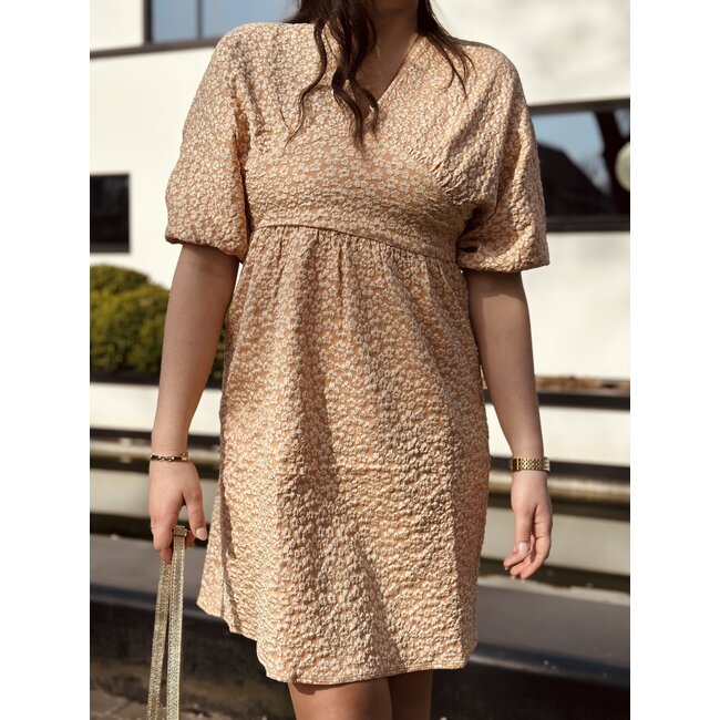 Isalinn dress flower print orange