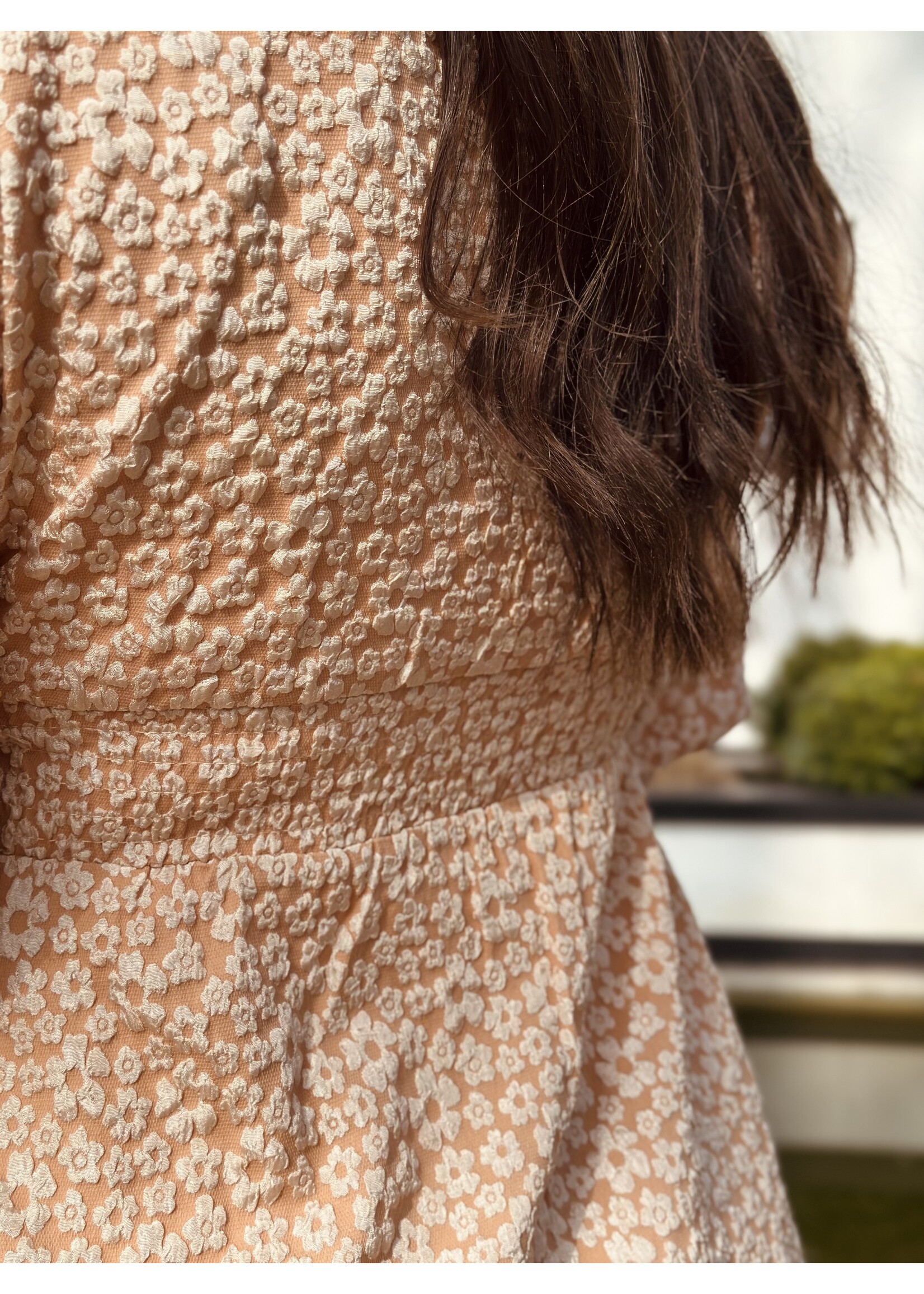 Isalinn dress flower print orange