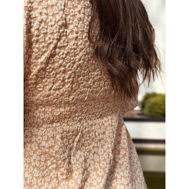Isalinn dress flower print orange
