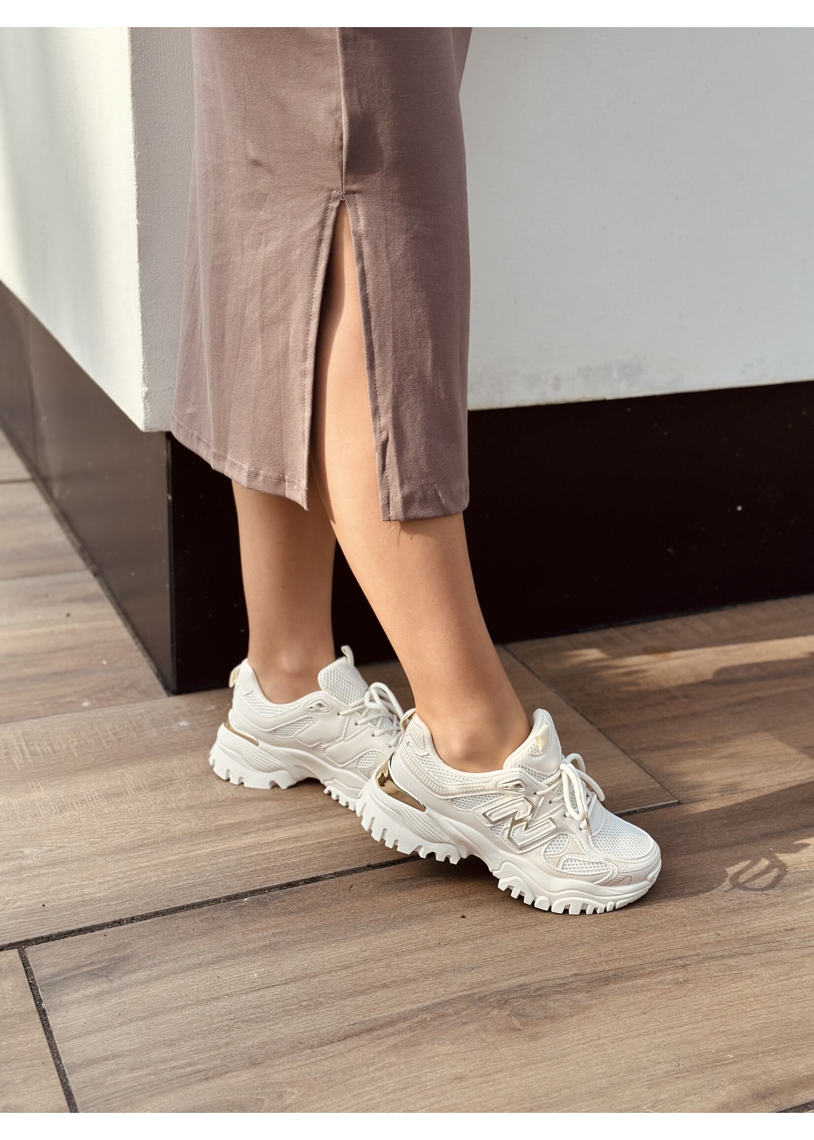 Rosien bodycon dress brown