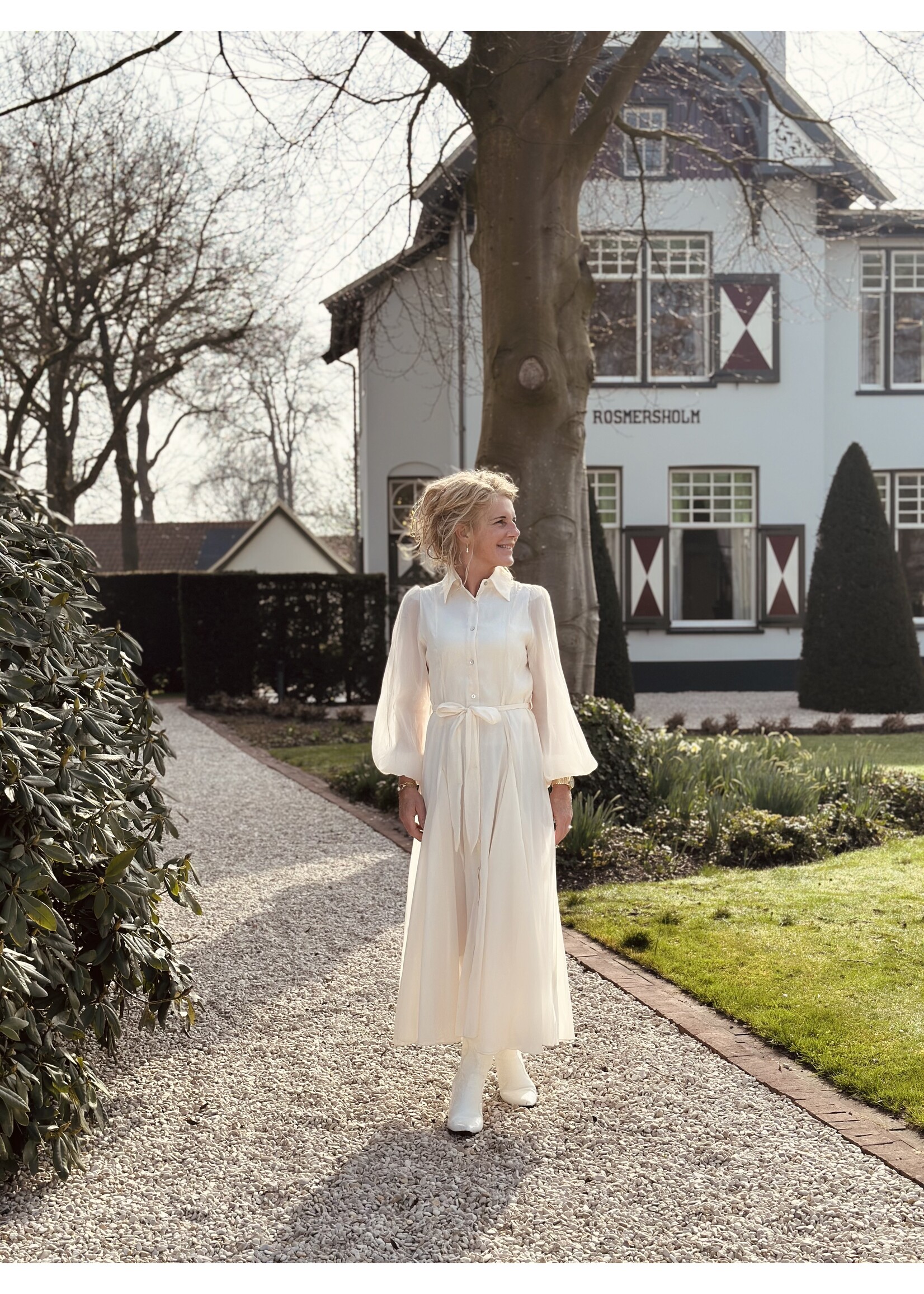 Larissa long dress beige