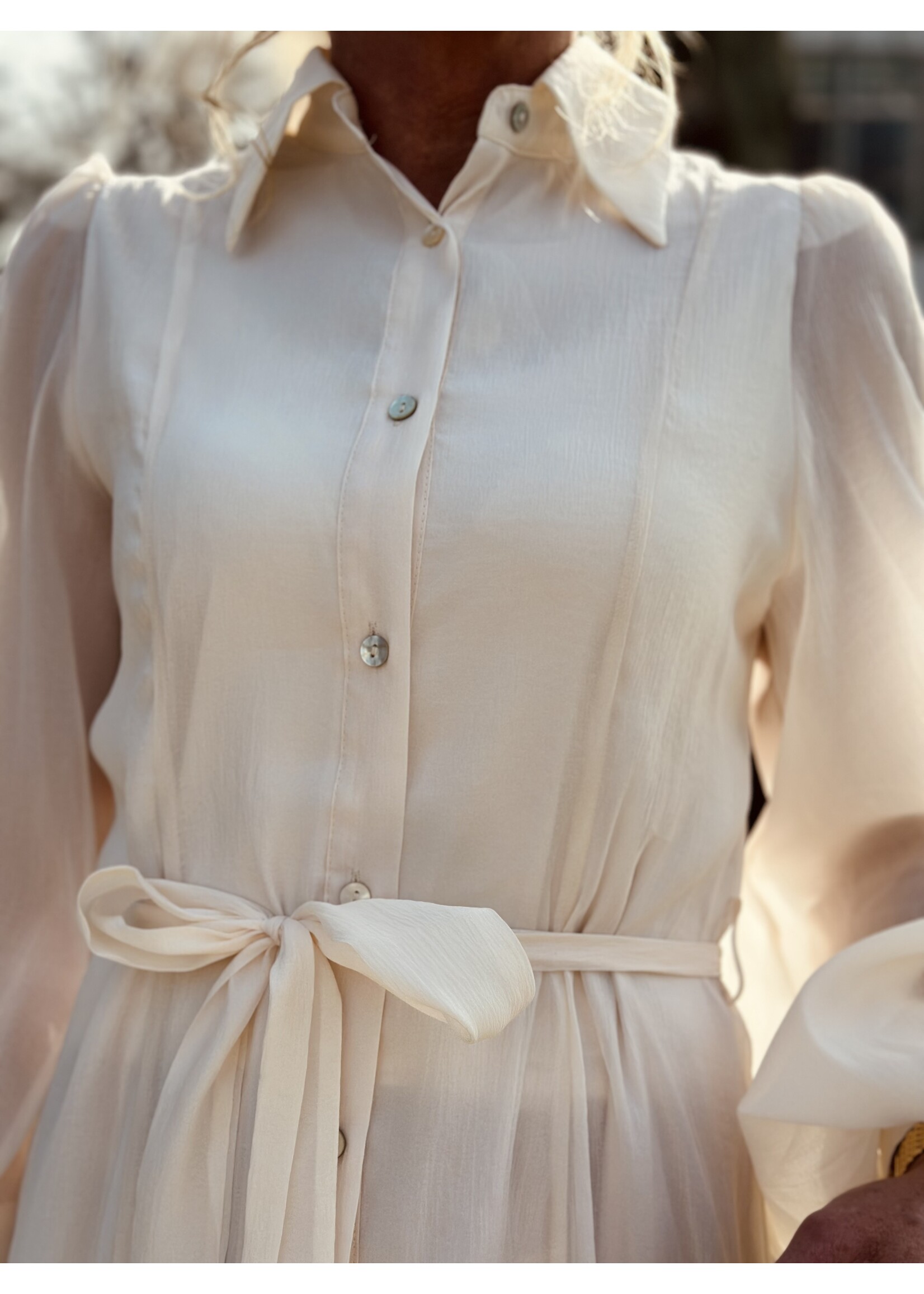 Larissa long dress beige