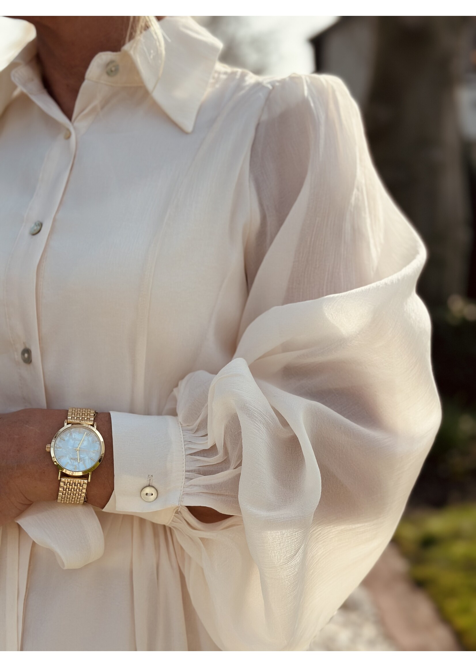 Larissa long dress beige