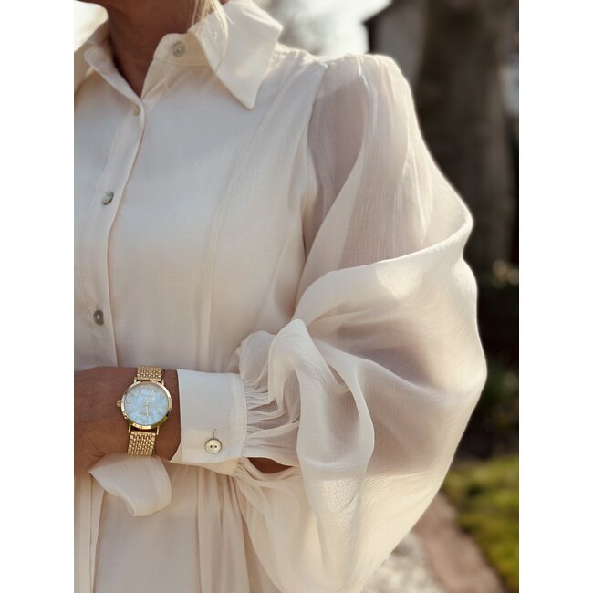 Larissa long dress beige