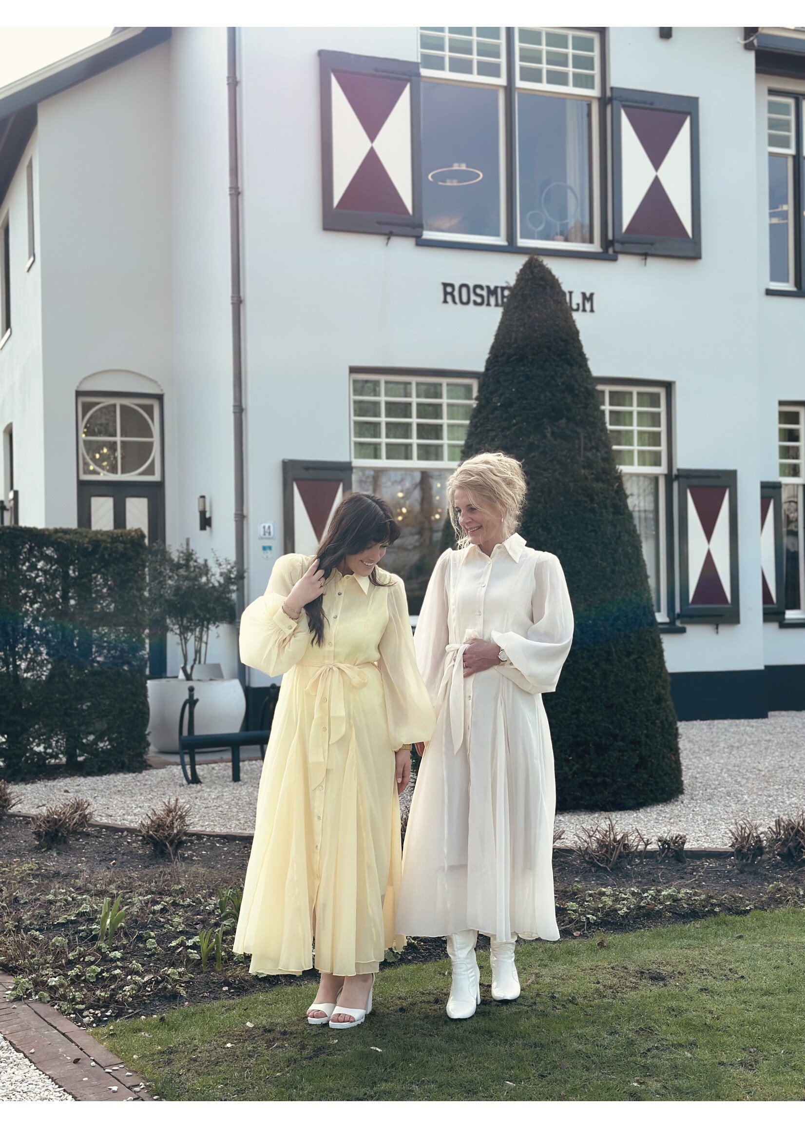 Larissa long dress beige