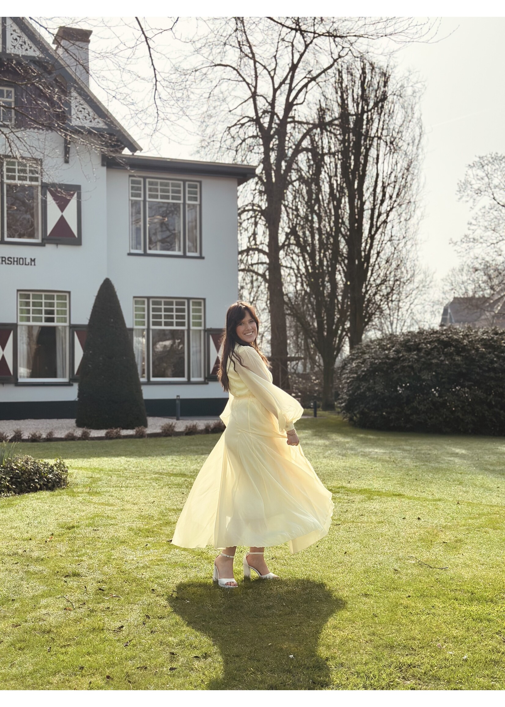 Larissa long dress yellow