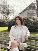 Milana bomber jacket beige