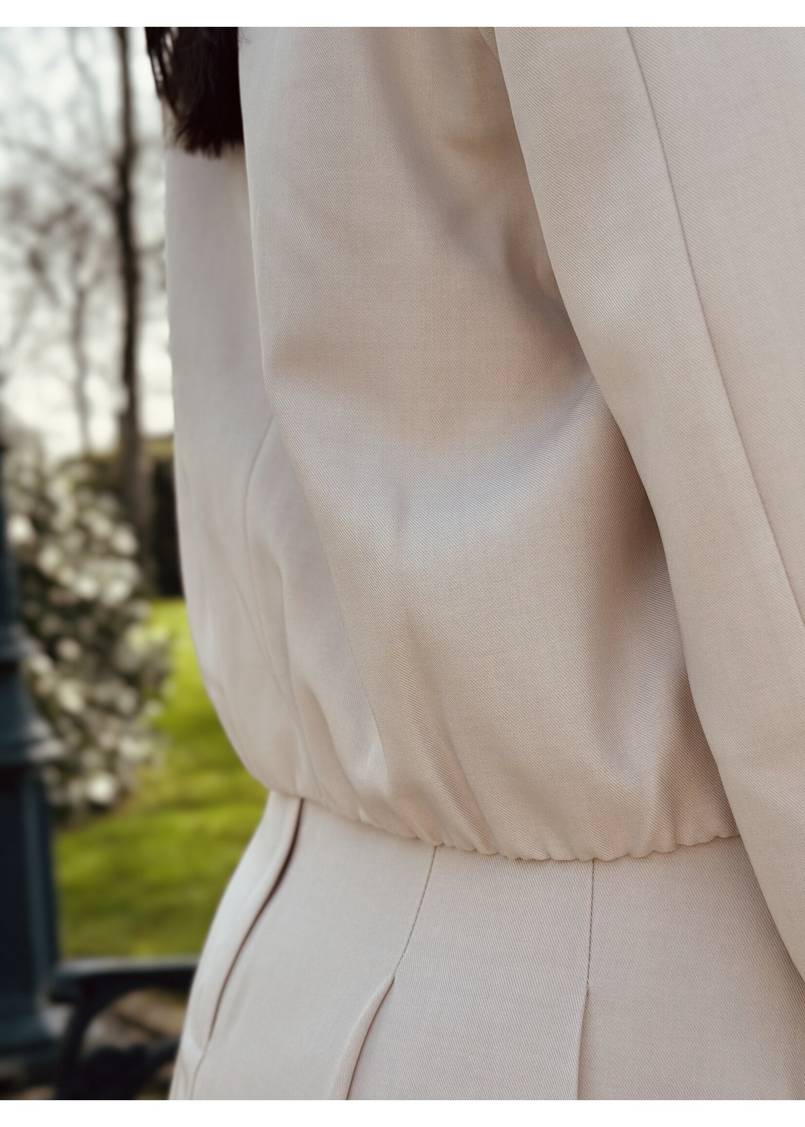 Milana bomber jacket beige