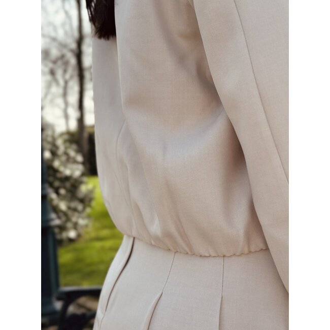 Milana bomber jacket beige