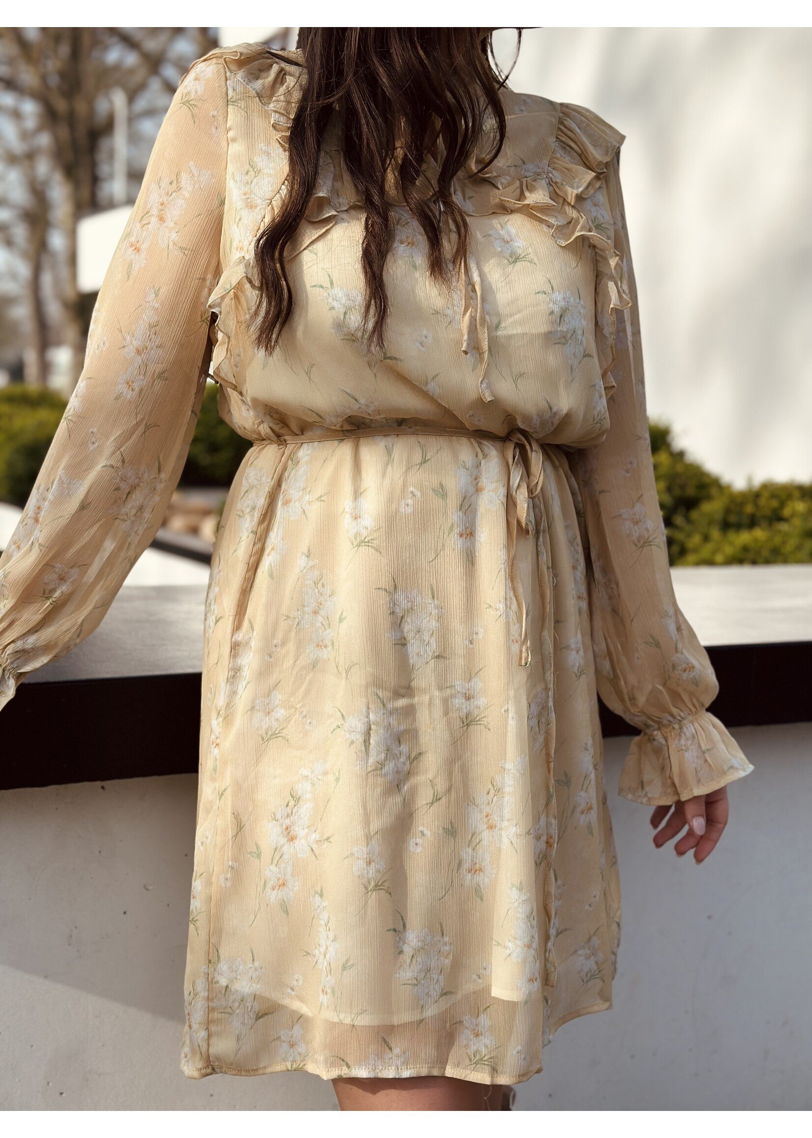 Noëlla dress flower print yellow