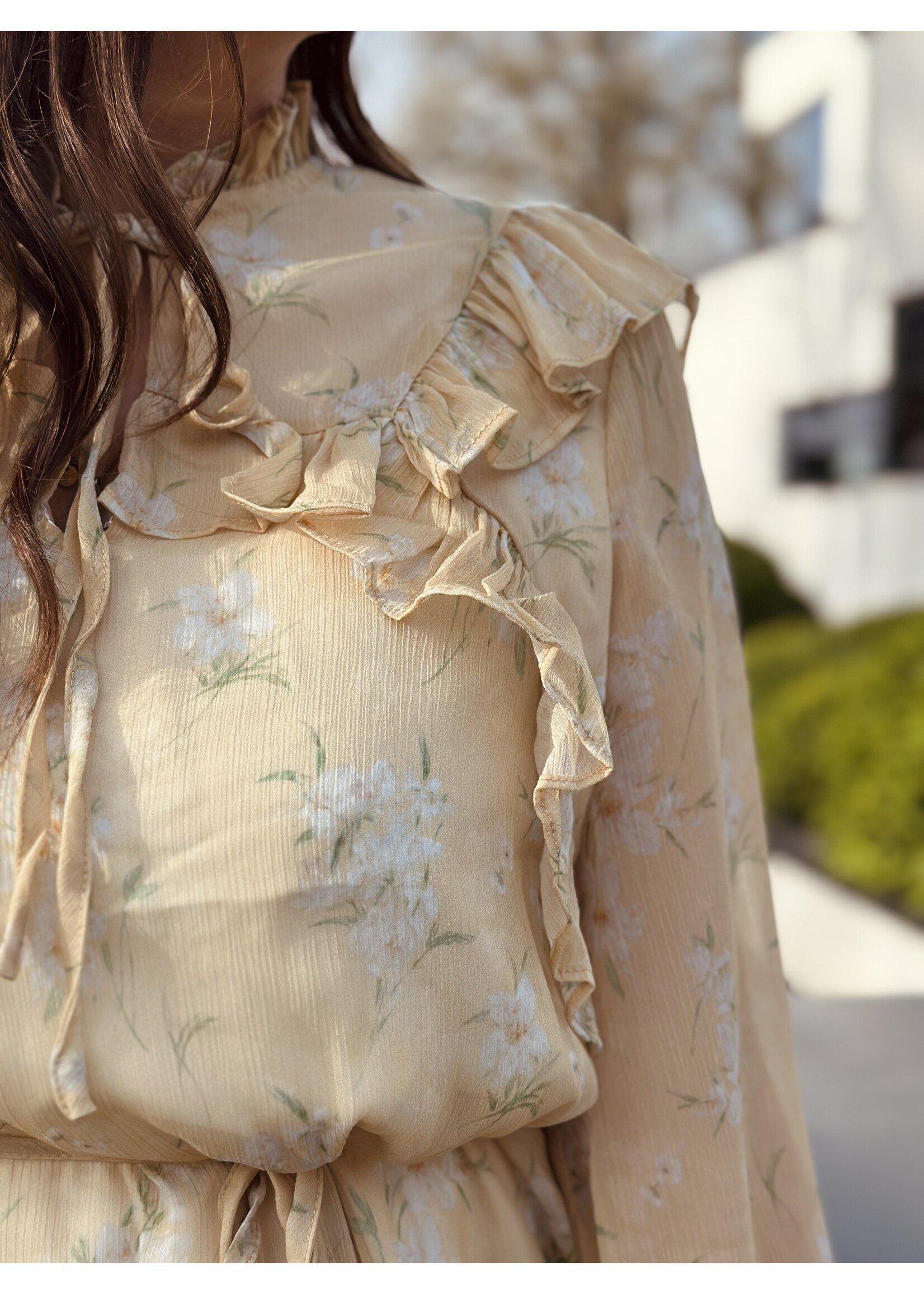 Noëlla dress flower print yellow