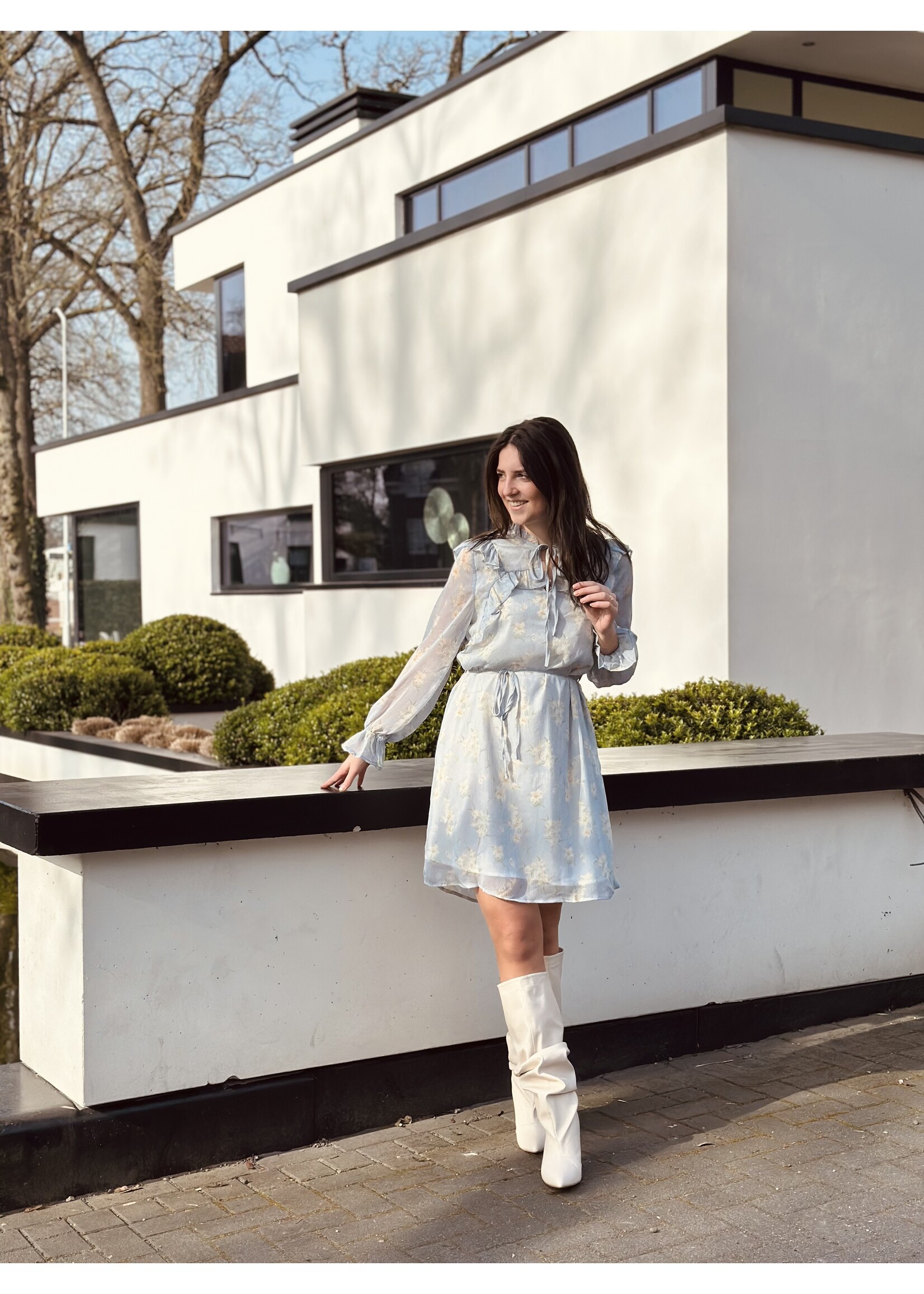 Noëlla dress flower print blue