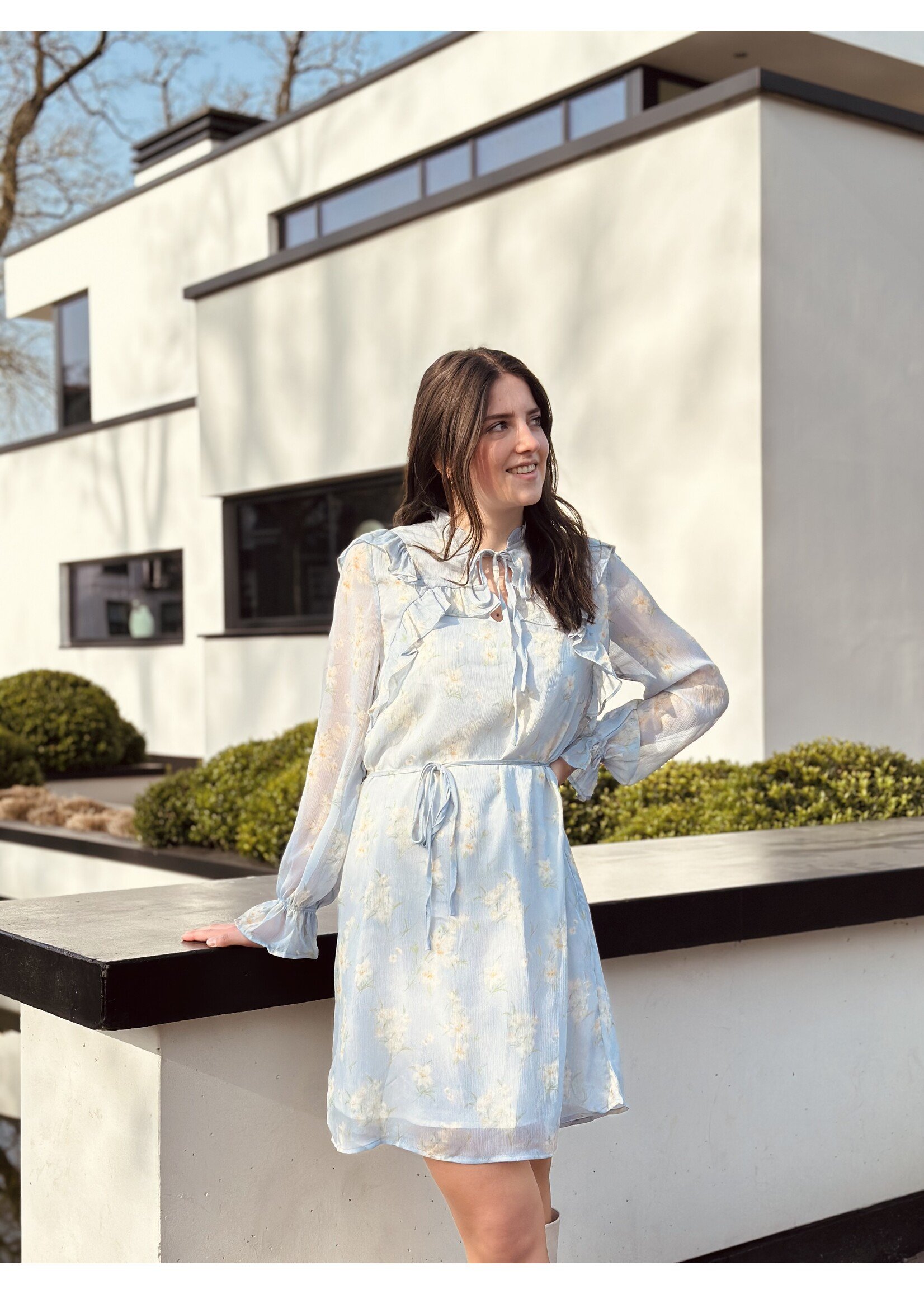 Noëlla dress flower print blue