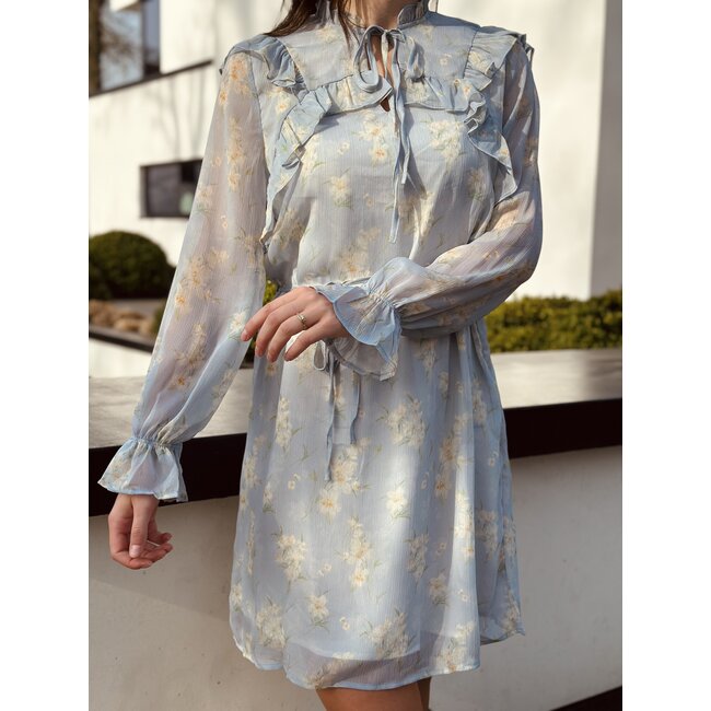 Noëlla dress flower print blue