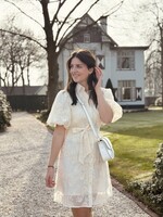 Irma dress ecru print One Size