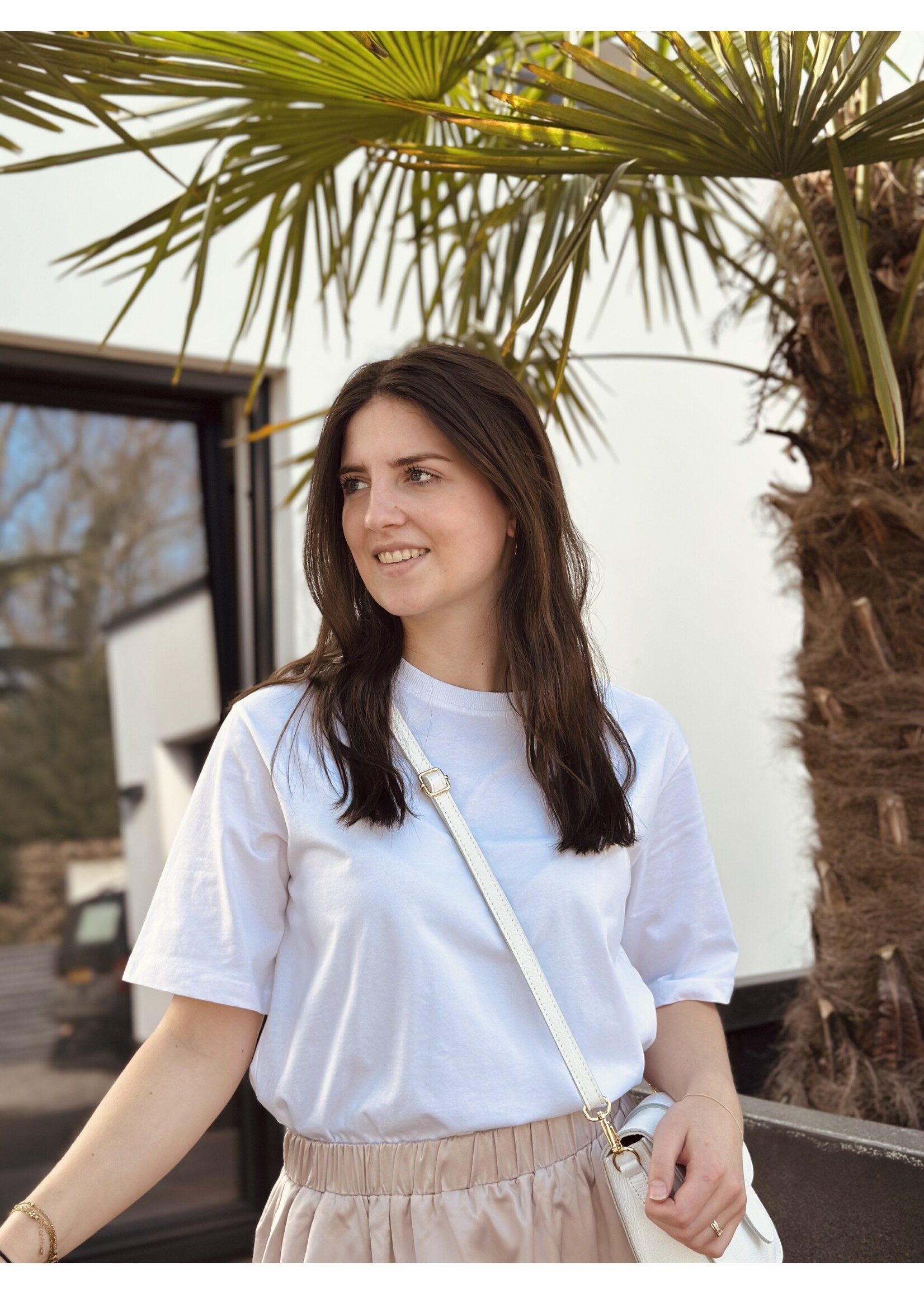 Sisters Point Sisters Point Amanda basic t-shirt white