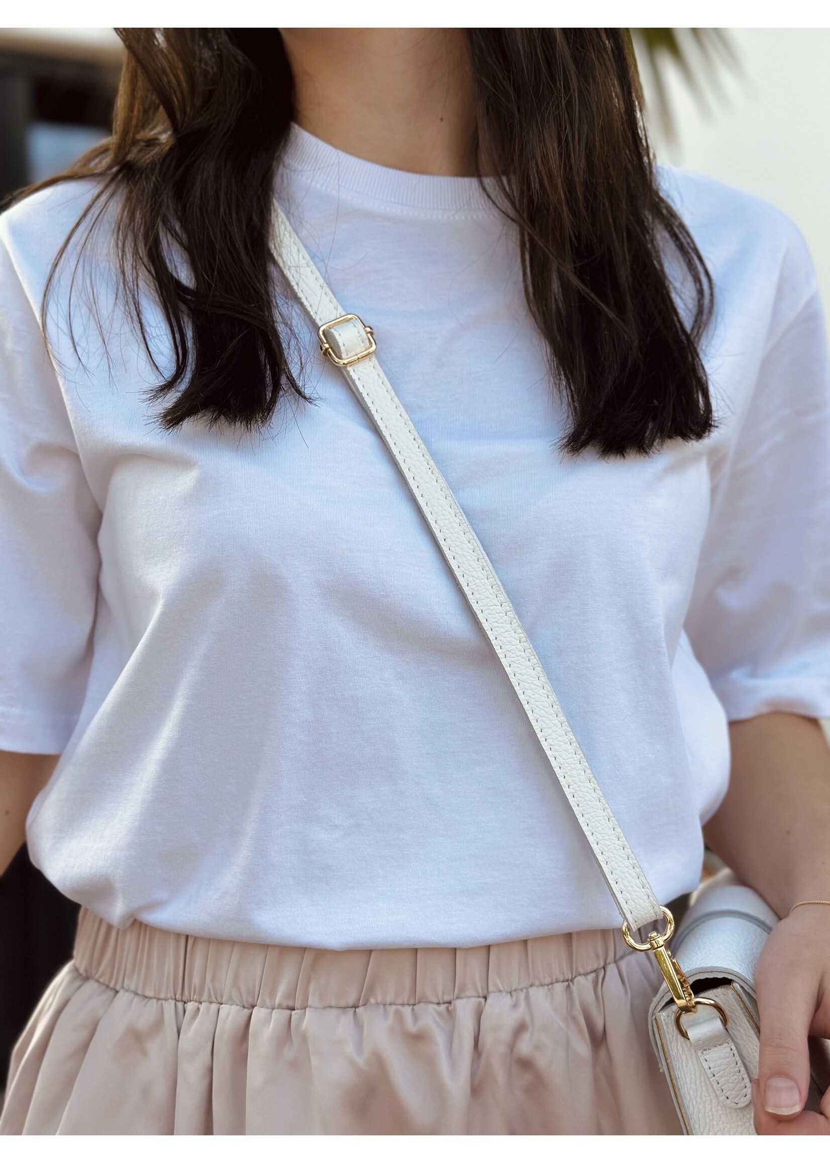 Sisters Point Sisters Point Amanda basic t-shirt white