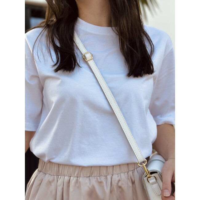 Sisters Point Sisters Point Amanda basic t-shirt white