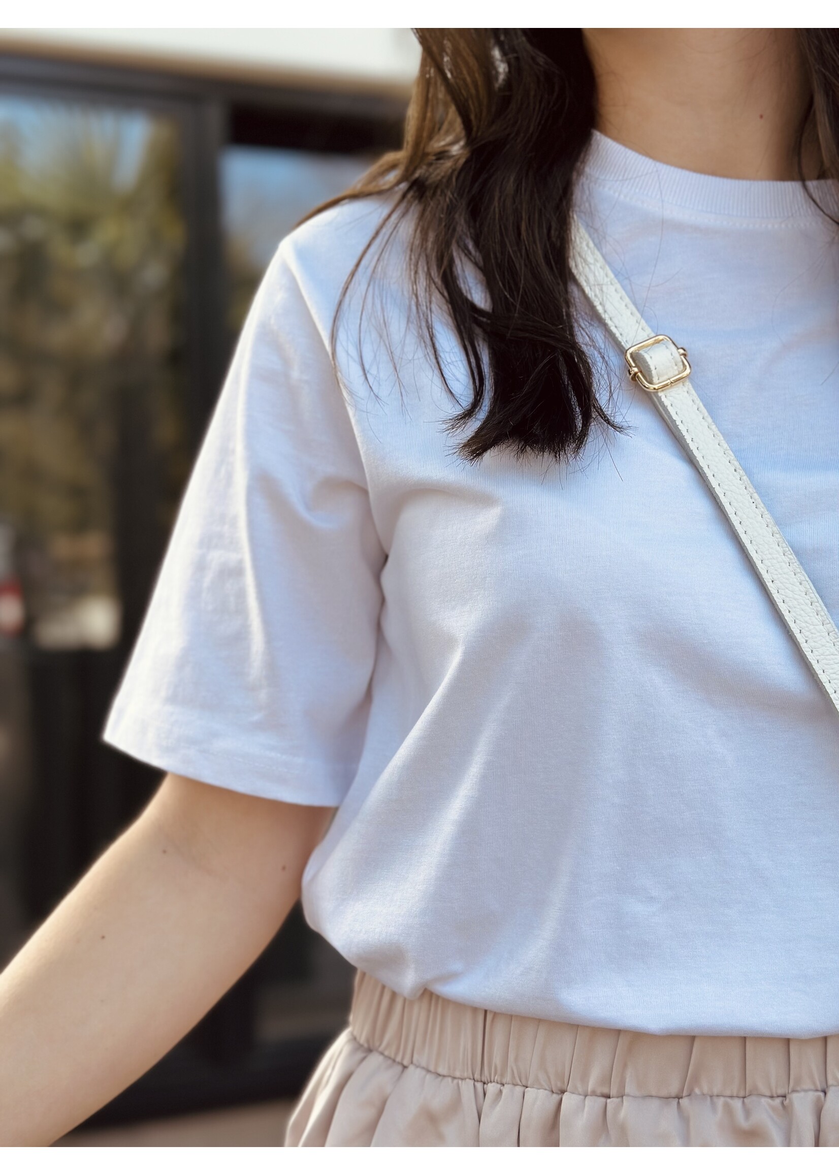 Sisters Point Sisters Point Amanda basic t-shirt white