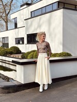 Meliana long skirt ecru