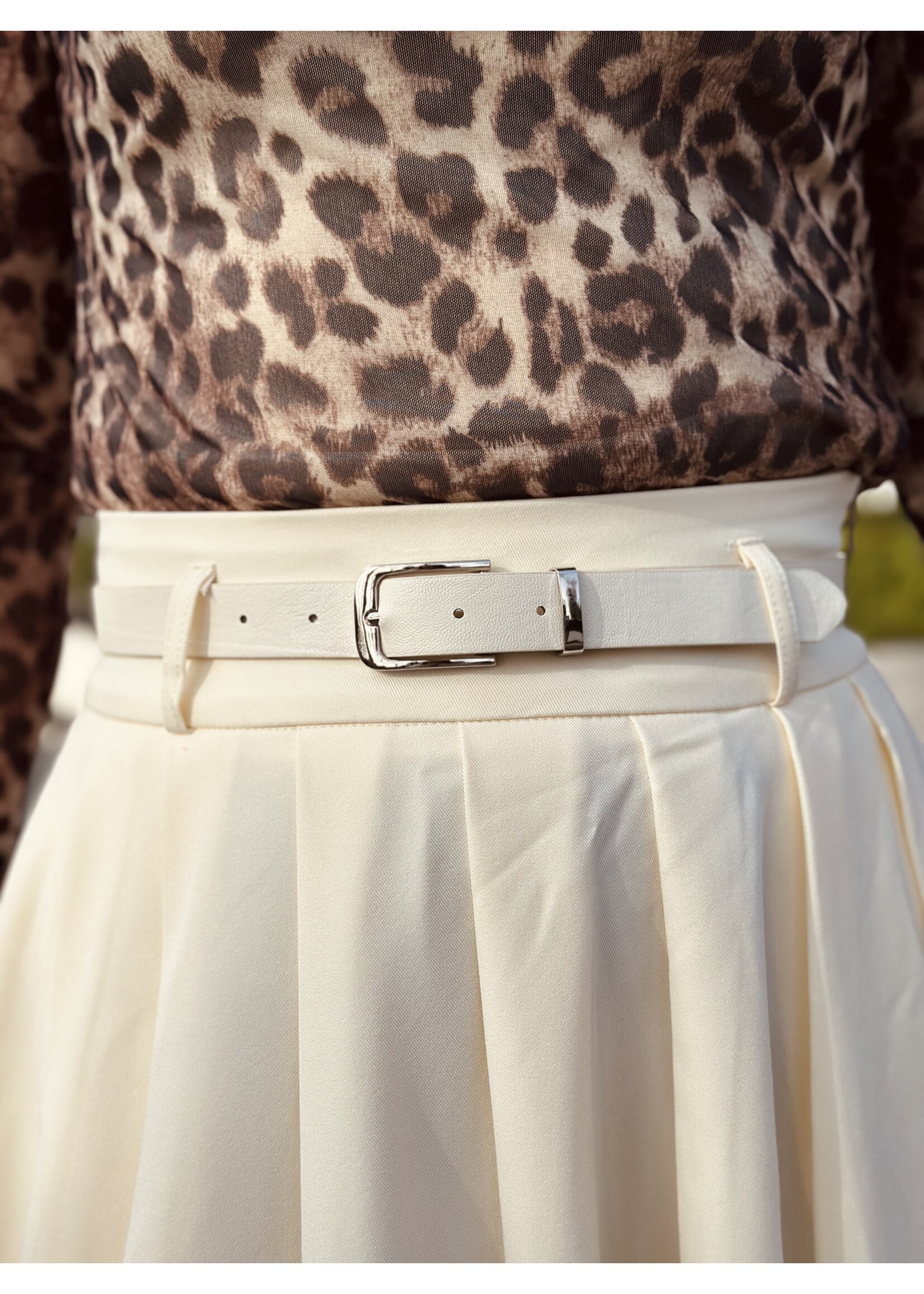 Meliana long skirt ecru