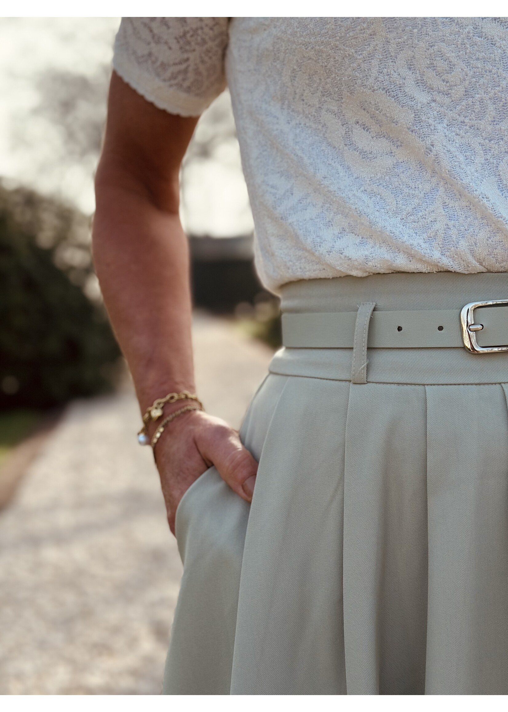 Meliana long skirt mint green